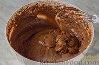 Шоколадный кекс с сердечками