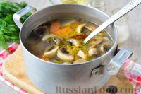 Гречневый суп-пюре с грибами