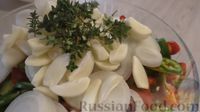 Маринованный острый перец с луком и чесноком